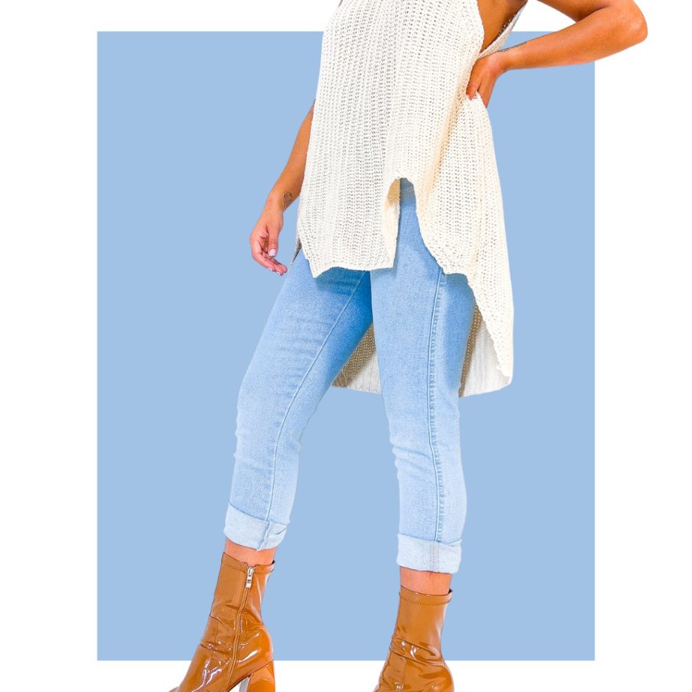 Light Wash High Rise Skinny